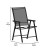 Flash Furniture 2-TLH-SC-044-BKBK-GG Paladin Black Outdoor Folding Patio Sling Chair, 2 Pack addl-5