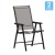 Flash Furniture 2-TLH-SC-044-BR-GG Paladin Brown Outdoor Folding Patio Sling Chair, 2 Pack addl-2
