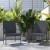 Flash Furniture 2-TW-3WBE073-GY-GG Stackable Indoor/Outdoor Gray Wicker Dining Chair with Arms with Steel Frame, Set of 2 addl-1