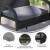 Flash Furniture 2-TW-3WCU001-GY-GG Outdoor Patio Gray Chair Cushion with Removable Weather-Resistant Cover, 19" x 18", Set of 2 addl-4