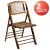Flash Furniture 2-X-62111-BAM-GG Bamboo Wood Folding Chair, Set of 2 addl-2