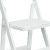 Flash Furniture XF-2901-WH-WOOD-GG Hercules White Wood Folding Chair with Vinyl Padded Seat addl-12