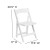 Flash Furniture XF-2901-WH-WOOD-GG Hercules White Wood Folding Chair with Vinyl Padded Seat addl-6