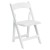 Flash Furniture XF-2901-WH-WOOD-GG Hercules White Wood Folding Chair with Vinyl Padded Seat addl-9