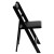 Flash Furniture 2-XF-2902-BK-WOOD-GG Hercules Black Wood Folding Chair with Vinyl Padded Seat, 2 Pack  addl-10