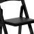 Flash Furniture 2-XF-2902-BK-WOOD-GG Hercules Black Wood Folding Chair with Vinyl Padded Seat, 2 Pack  addl-12