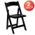 Flash Furniture 2-XF-2902-BK-WOOD-GG Hercules Black Wood Folding Chair with Vinyl Padded Seat, 2 Pack  addl-2