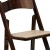 Flash Furniture 2-XF-2903-FRUIT-WOOD-GG Hercules Fruitwood Wood Folding Chair with Vinyl Padded Seat, 2 Pack  addl-8