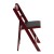 Flash Furniture 2-XF-2903-MAH-WOOD-GG Hercules Mahogany Wood Folding Chair with Vinyl Padded Seat, 2 Pack  addl-10