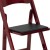 Flash Furniture 2-XF-2903-MAH-WOOD-GG Hercules Mahogany Wood Folding Chair with Vinyl Padded Seat, 2 Pack  addl-12