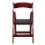 Flash Furniture 2-XF-2903-MAH-WOOD-GG Hercules Mahogany Wood Folding Chair with Vinyl Padded Seat, 2 Pack  addl-5