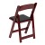 Flash Furniture 2-XF-2903-MAH-WOOD-GG Hercules Mahogany Wood Folding Chair with Vinyl Padded Seat, 2 Pack  addl-7
