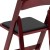 Flash Furniture 2-XF-2903-MAH-WOOD-GG Hercules Mahogany Wood Folding Chair with Vinyl Padded Seat, 2 Pack  addl-8