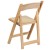 Flash Furniture 2-XF-2903-NAT-WOOD-GG Hercules Natural Wood Folding Chair with Vinyl Padded Seat, 2 Pack  addl-7