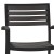 Flash Furniture 2-XU-DG-HW6006-GY-GG Outdoor Stackable Gray Wash Faux Wood Side Chair with Black Aluminum Frame, Set of 2 addl-9