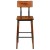 Flash Furniture 2-XU-DG-W0236B-GG Rustic Antique Walnut Industrial Wood Dining Barstool, 2 Pack  addl-10