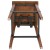 Flash Furniture 2-XU-DG-W0236B-GG Rustic Antique Walnut Industrial Wood Dining Barstool, 2 Pack  addl-12