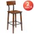 Flash Furniture 2-XU-DG-W0236B-GG Rustic Antique Walnut Industrial Wood Dining Barstool, 2 Pack  addl-2