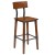 Flash Furniture 2-XU-DG-W0236B-GG Rustic Antique Walnut Industrial Wood Dining Barstool, 2 Pack  addl-8
