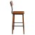 Flash Furniture 2-XU-DG-W0236B-GG Rustic Antique Walnut Industrial Wood Dining Barstool, 2 Pack  addl-9