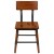 Flash Furniture 2-XU-DG-W0236-GG Rustic Antique Walnut Industrial Wood Dining Chair, 2 Pack  addl-10
