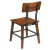 Flash Furniture 2-XU-DG-W0236-GG Rustic Antique Walnut Industrial Wood Dining Chair, 2 Pack  addl-6