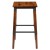 Flash Furniture 2-XU-DG-W0247B-GG Rustic Antique Walnut Industrial Wood Dining Backless Barstool, 2 Pack  addl-8