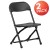 Flash Furniture 2-Y-KID-BK-GG Timmy Kids Black Plastic Folding Chair, 2 Pack addl-2