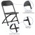 Flash Furniture 2-Y-KID-BK-GG Timmy Kids Black Plastic Folding Chair, 2 Pack addl-4