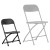Flash Furniture 2-Y-KID-BK-GG Timmy Kids Black Plastic Folding Chair, 2 Pack addl-7