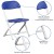 Flash Furniture Y-KID-BL-GG Timmy Kids Blue Plastic Folding Chair addl-4