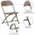 Flash Furniture 2-Y-KID-BN-GG Timmy Kids Brown Plastic Folding Chair, 2 Pack addl-4