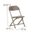 Flash Furniture Y-KID-BN-GG Timmy Kids Brown Plastic Folding Chair addl-5
