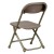 Flash Furniture Y-KID-BN-GG Timmy Kids Brown Plastic Folding Chair addl-6