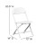 Flash Furniture Y-KID-WH-GG Timmy Kids White Plastic Folding Chair addl-5