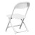 Flash Furniture Y-KID-WH-GG Timmy Kids White Plastic Folding Chair addl-6