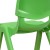 Flash Furniture 2-YU-YCX-001-GREEN-GG Green Plastic Stackable School Chair with 12" Seat Height, 2 Pack addl-11