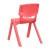 Flash Furniture 2-YU-YCX-001-RED-GG Red Plastic Stackable School Chair with 12" Seat Height, 2 Pack addl-7