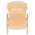 Flash Furniture 2-YU-YCX-003-NAT-GG Natural Plastic Stackable School Chair with 10.5" Seat Height, 2 Pack addl-14