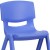 Flash Furniture 2-YU-YCX-004-BLUE-GG Blue Plastic Stackable School Chair with 13.25" Seat Height, 2 Pack addl-8