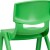 Flash Furniture 2-YU-YCX-004-GREEN-GG Green Plastic Stackable School Chair with 13.25" Seat Height, 2 Pack addl-11