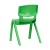 Flash Furniture 2-YU-YCX-004-GREEN-GG Green Plastic Stackable School Chair with 13.25" Seat Height, 2 Pack addl-7