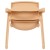 Flash Furniture 2-YU-YCX-004-NAT-GG Natural Plastic Stackable School Chair with 13.25" Seat Height, 2 Pack addl-12