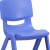 Flash Furniture 2-YU-YCX-005-BLUE-GG Blue Plastic Stackable School Chair with 15.5" Seat Height, 2 Pack addl-8