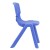 Flash Furniture 2-YU-YCX-005-BLUE-GG Blue Plastic Stackable School Chair with 15.5" Seat Height, 2 Pack addl-9