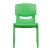 Flash Furniture 2-YU-YCX-005-GREEN-GG Green Plastic Stackable School Chair with 15.5" Seat Height, 2 Pack addl-10