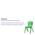 Flash Furniture 2-YU-YCX-005-GREEN-GG Green Plastic Stackable School Chair with 15.5" Seat Height, 2 Pack addl-4