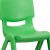Flash Furniture 2-YU-YCX-005-GREEN-GG Green Plastic Stackable School Chair with 15.5" Seat Height, 2 Pack addl-8