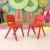 Flash Furniture 2-YU-YCX-005-RED-GG Red Plastic Stackable School Chair with 15.5" Seat Height, 2 Pack addl-1