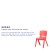 Flash Furniture 2-YU-YCX-005-RED-GG Red Plastic Stackable School Chair with 15.5" Seat Height, 2 Pack addl-4